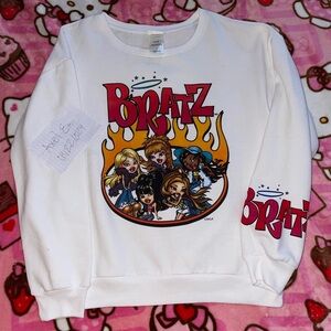Bratz Flame Large Graphic Sweater / Sweatshirt BNWT Y2K